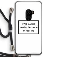 I'm dope: Xiaomi Mi Mix 2 Transparant Hoesje met koord