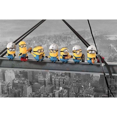 Pyramid Despicable Me Minions Lunch On A Skyscraper Poster 91,5x61cm Pyramid Despicable Me Minions Lunch On A Skyscraper Poster 91,5x61cm