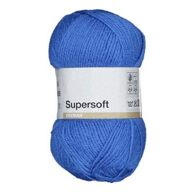 Super soft Breigaren - Blauw
