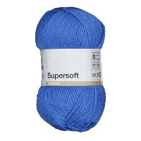 Super soft Breigaren - Blauw