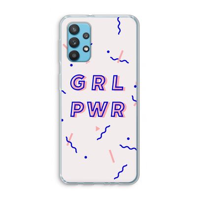 GRL PWR: Samsung Galaxy A32 4G Transparant Hoesje
