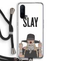 Slay All Day: OnePlus Nord CE 5G Transparant Hoesje met koord