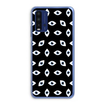 Eyes pattern: Xiaomi Redmi 9T Transparant Hoesje