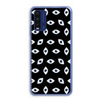 Eyes pattern: Xiaomi Redmi 9T Transparant Hoesje
