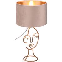 LED Tafellamp - Moderne Tafelverlichting - E27 Fitting - Mat Beige