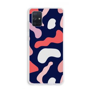 Memphis Shapes Pink: Galaxy A71 Transparant Hoesje