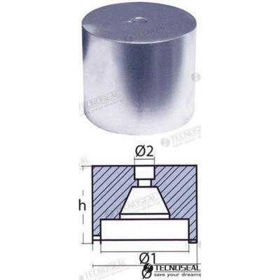 Ánodos punta de ejes Riva TEN00435 - ANODO RIVA MERCURIUS ZINC 3,86KG.