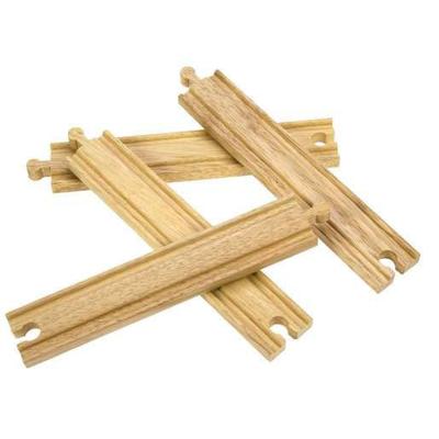 Bigjigs houten rails recht lang