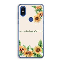 Zonnebloemen: Xiaomi Mi Mix 3 Transparant Hoesje