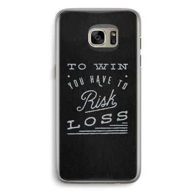 Risk loss: Samsung Galaxy S7 Edge Transparant Hoesje