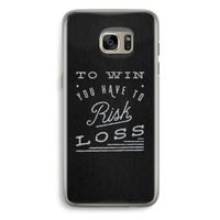 Risk loss: Samsung Galaxy S7 Edge Transparant Hoesje
