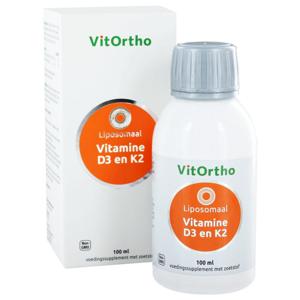 VitOrtho  Vitamine D3 en K2 liposomaal (100 ml)