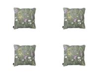 Sierkussen ca. 50x50 cm Donna green canvas Eco plus natural outdoor finishing (4 stuks) Madison - Madison