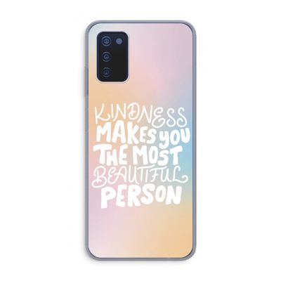The prettiest: Samsung Galaxy A03s Transparant Hoesje