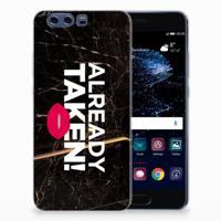 Huawei P10 Plus | Siliconen hoesje | met naam Already Taken Black