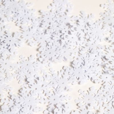 Sierconfetti Sneeuwvlok Wit (14gr)