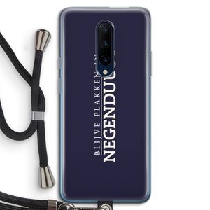 Blijve plakken in Negenduust: OnePlus 7 Pro Transparant Hoesje met koord