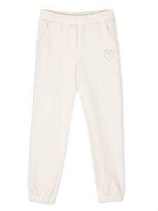 Pinko Kids Trainingsbroek met logoprint - Beige