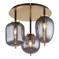 Globo Gouden plafondlampBlacky I 3-lichts - 15345-3DMM