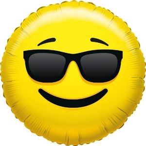 Folie ballon coole smiley 35 cm   -