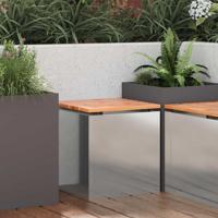 Tuinbank Zilver 40 x 40 x 43 cm Gegalvaniseerd staal