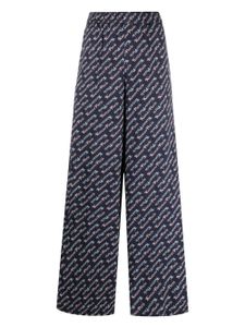 Kenzo x Verdy pantalon de pyjama à logo imprimé - Bleu