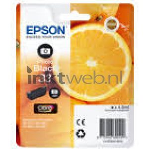 Epson Oranges 33 PHBK inktcartridge 1 stuk(s) Origineel Normaal rendement Foto zwart