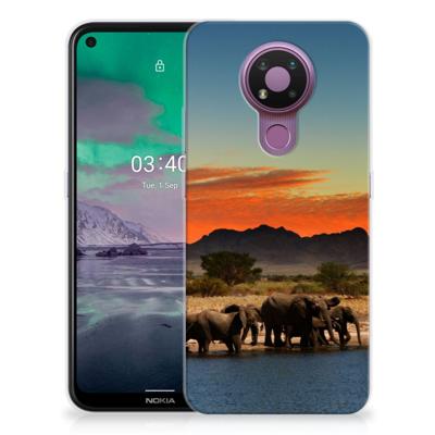 Nokia 3.4 | TPU Hoesje | Olifanten