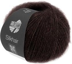 Lana Grossa Silkhair 209 Zwart Bruin