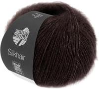 Lana Grossa Silkhair 209 Zwart Bruin - thumbnail