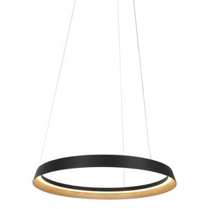 Steinhauer Strakke hanglampRinglux zwart Ø 60cm - 3692ZW
