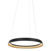 Steinhauer Strakke hanglampRinglux zwart Ø 60cm - 3692ZW