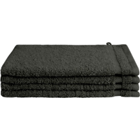 Byrklund Washandjes 16x21 cm Antraciet - 4 stuks