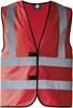 Korntex KX140 Hi-Vis Safety Vest With 4 Reflective Stripes Hannover - Red - XXL