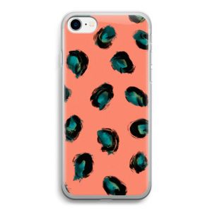 Pink Cheetah: iPhone SE 2020 Transparant Hoesje