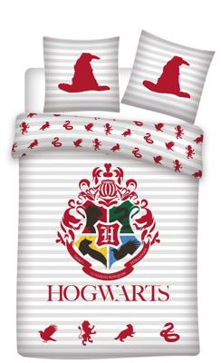 Harry Potter dekbedovertrek wit rood - 140 x 200 cm 70 x 90 cm