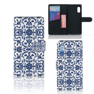 Samsung Xcover Pro Hoesje Flower Blue