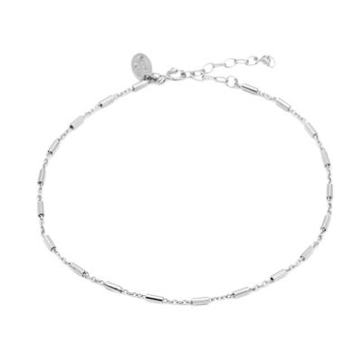 Karma Enkelbandje Tube Zilver