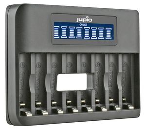 Jupio USB Octo Charger - snellader voor 1-8 x AA of AAA batterijen