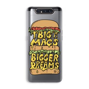 Big Macs Bigger Dreams: Samsung Galaxy A80 Transparant Hoesje