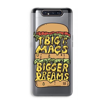 Big Macs Bigger Dreams: Samsung Galaxy A80 Transparant Hoesje