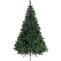 Tweedekans kunst kerstboom/kunstboom - 210 cm - groen - Kunstkerstboom - thumbnail