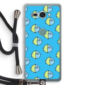 Visjes: Sony Xperia XZ2 Compact Transparant Hoesje met koord