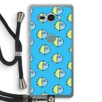 Visjes: Sony Xperia XZ2 Compact Transparant Hoesje met koord