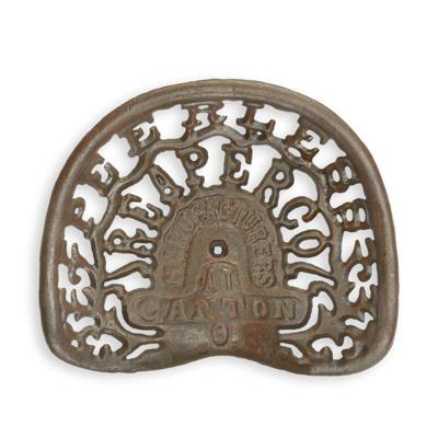 A CAST IRON TRACTOR SEAT "PEERLESS"