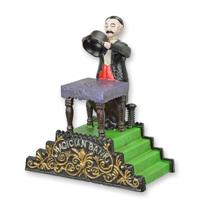 A CAST IRON MAGICIAN MECHANICAL BANK