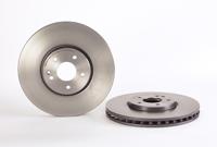 Remschijf COATED DISC LINE BREMBO, Remschijftype: Binnen geventileerd, u.a. für Mercedes-Benz, Chrysler