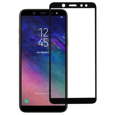 Volledige lijm volledige cover Screen Protector gehard glas film voor Galaxy A6 PLUS (2018)