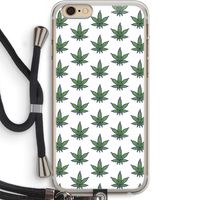 Weed: iPhone 6 PLUS / 6S PLUS Transparant Hoesje met koord