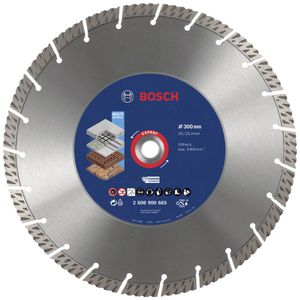 Bosch Accessories 2608900665 EXPERT MultiMaterial Diamanten doorslijpschijf Diameter 300 mm Boordiameter 20 mm, 25.40 mm Steen, Beton, Baksteen 1 stuk(s)